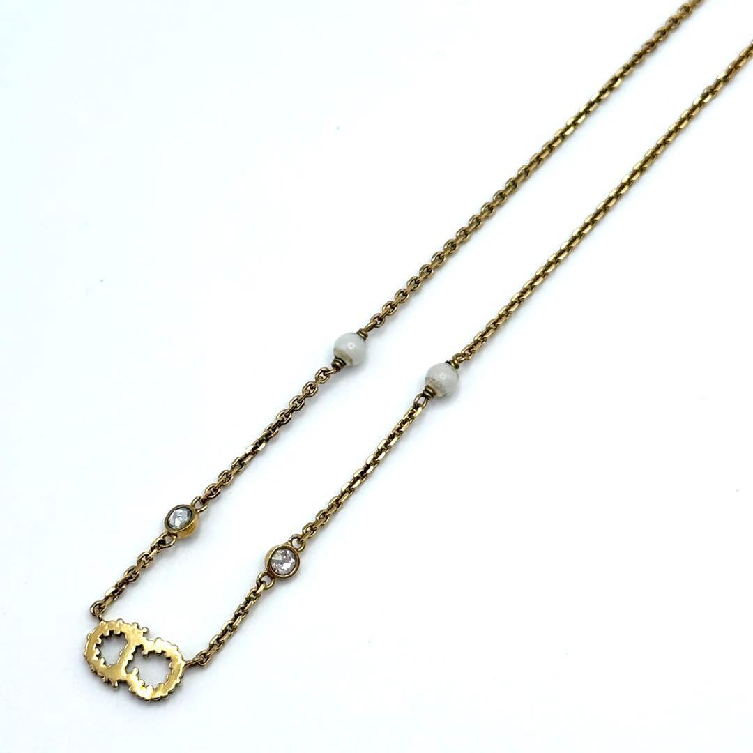 現行✨ディオール ネックレス CLAIR D LUNE パール ゴールド