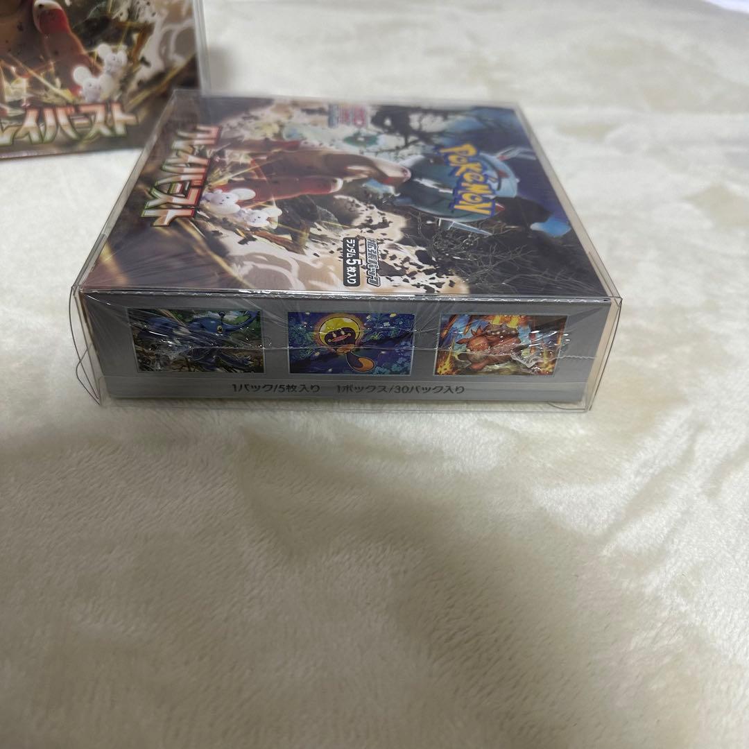 新品未開封 シュリンク付きクレイバースト ポケモンカード2box プラケース