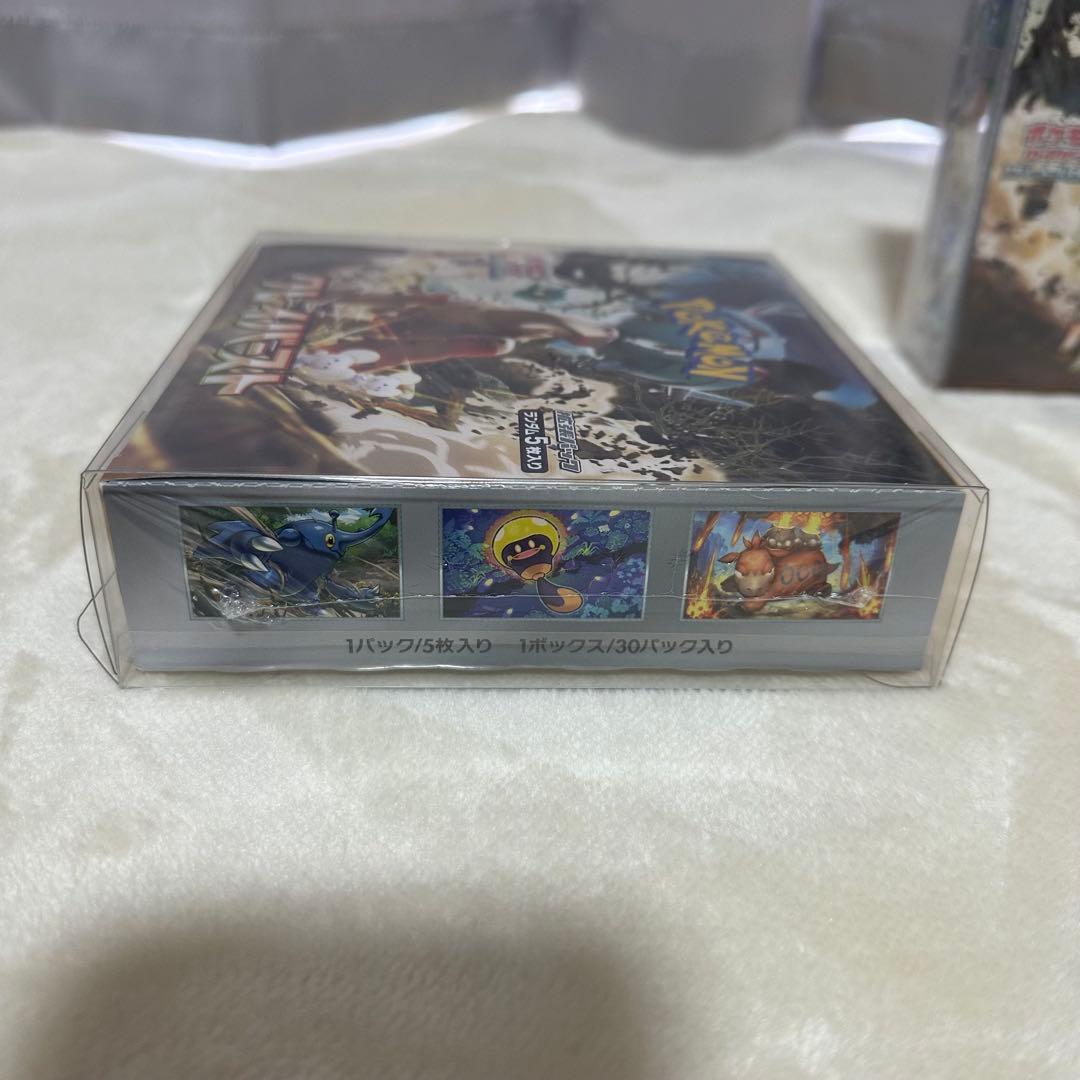 新品未開封 シュリンク付きクレイバースト ポケモンカード2box プラケース