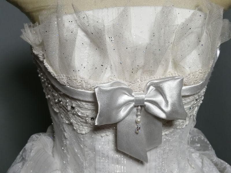 [344] ウエディングドレス ９～１３号サイズ ブランド品 中古