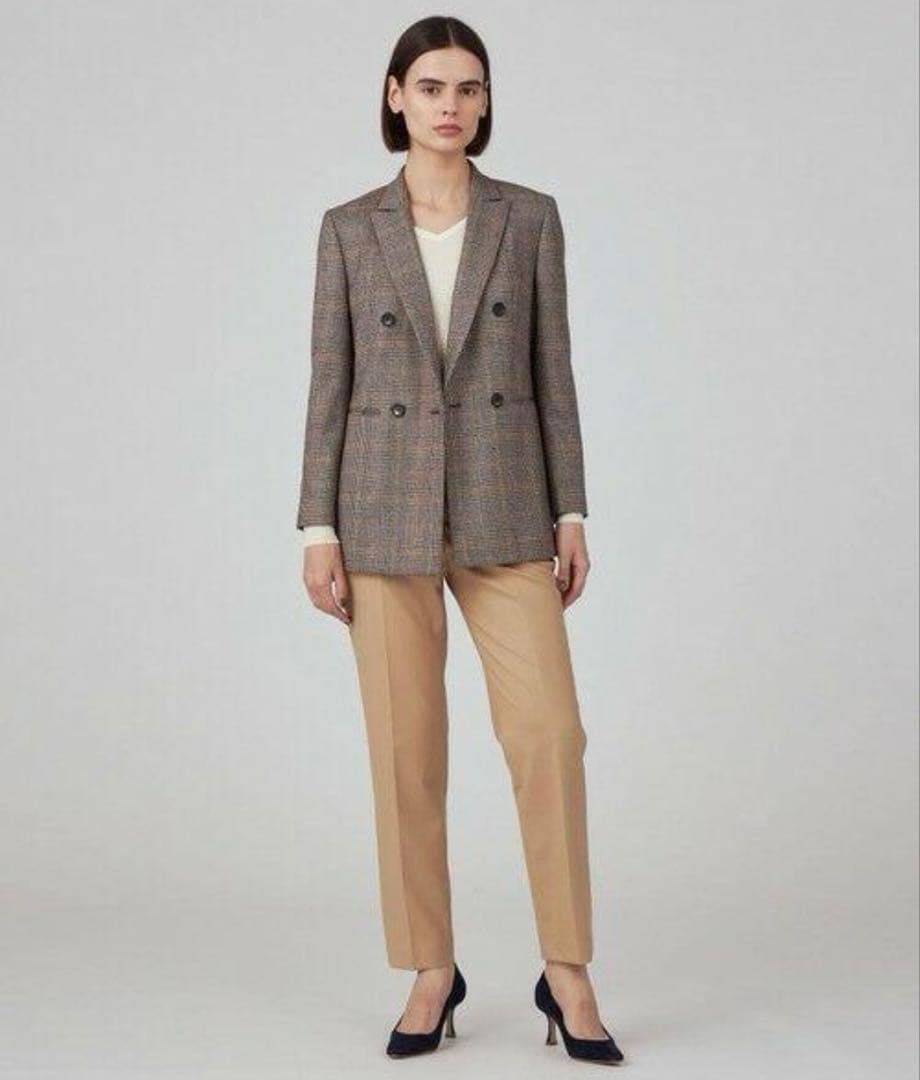 【専用】トゥモローランドコレクション シックブルー ダブルブレストジャケット