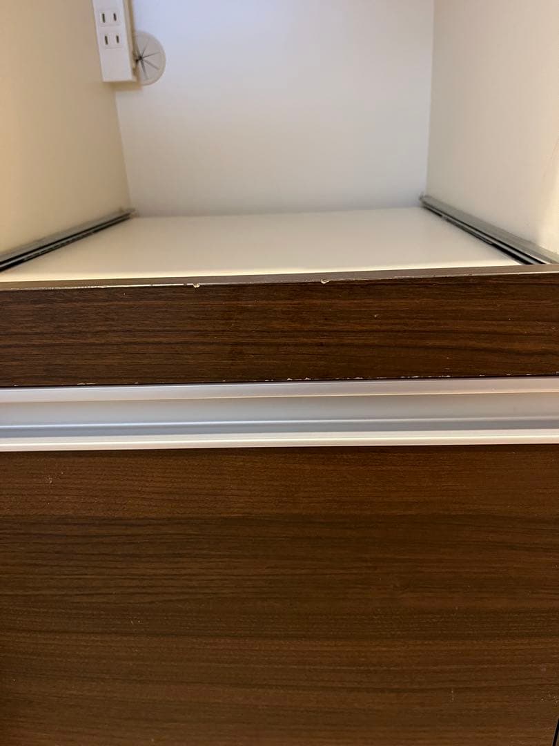 パモウナ　食器棚　ブラウン　キッチンボード　Pamouna