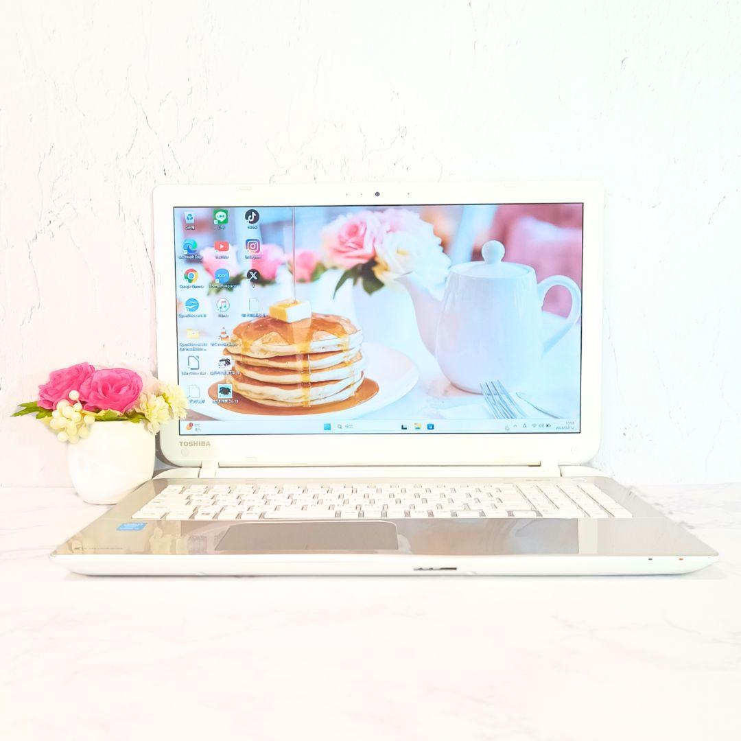 動作良好❣️快適SSD✨️おしゃれゴールド薄型ノートパソコン✨️初心者OK✨️