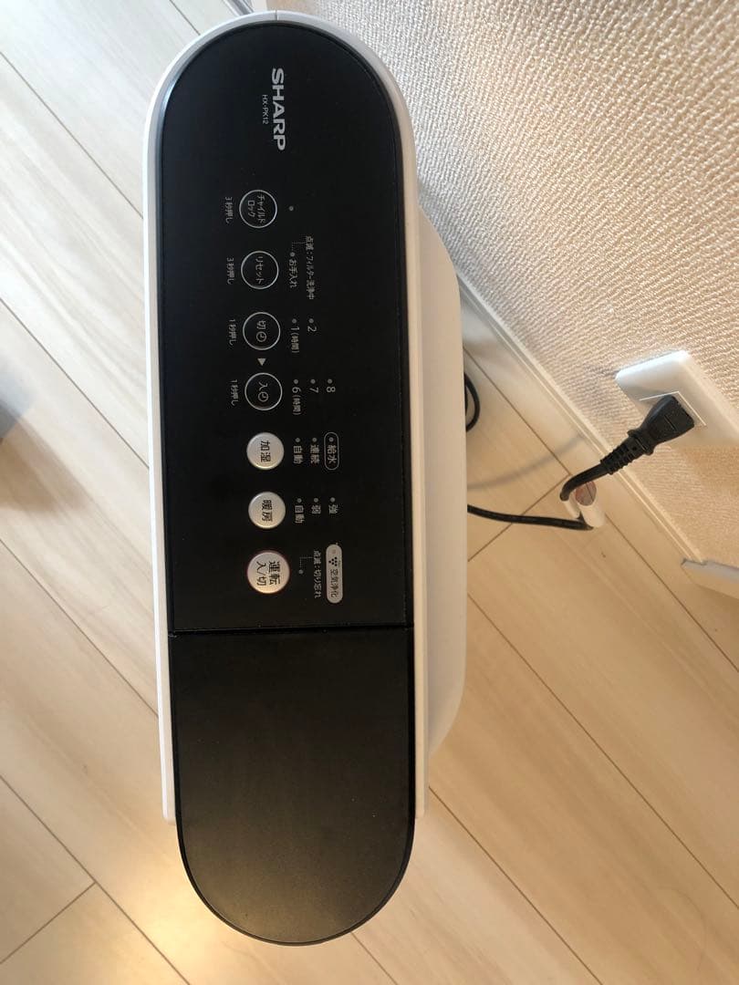 シャープ 加湿 セラミックファンヒーターHX-PK12-W