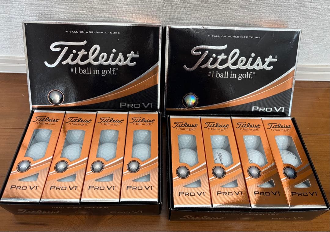 【即日、匿名】新品/未使用 Titleist Pro V1,2ダース
