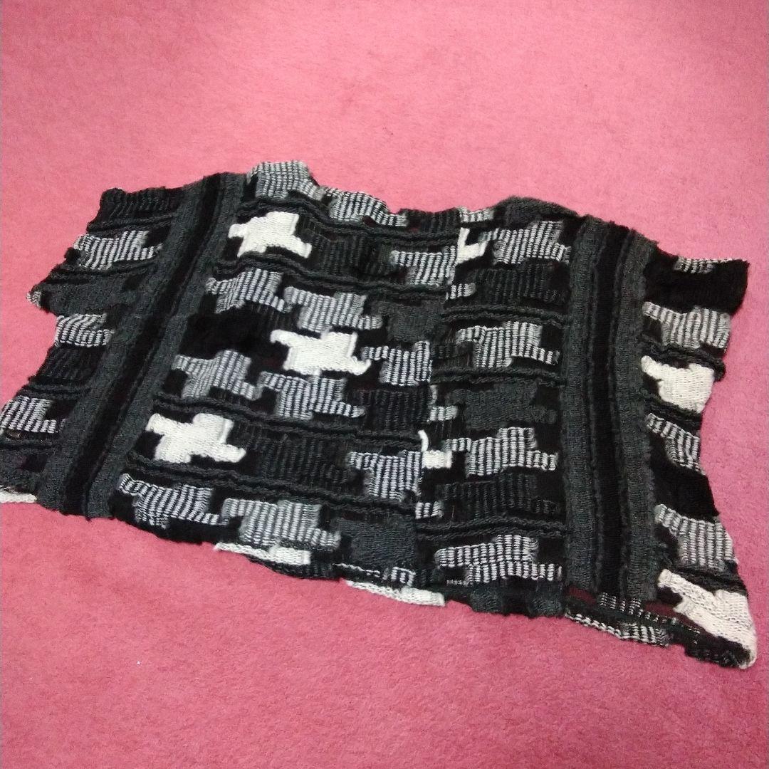 芽風★透かし編みニットベスト