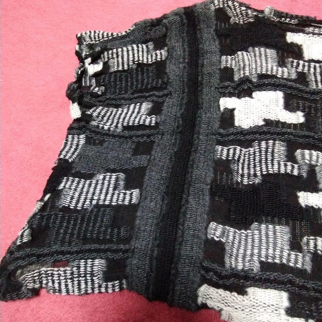 芽風★透かし編みニットベスト