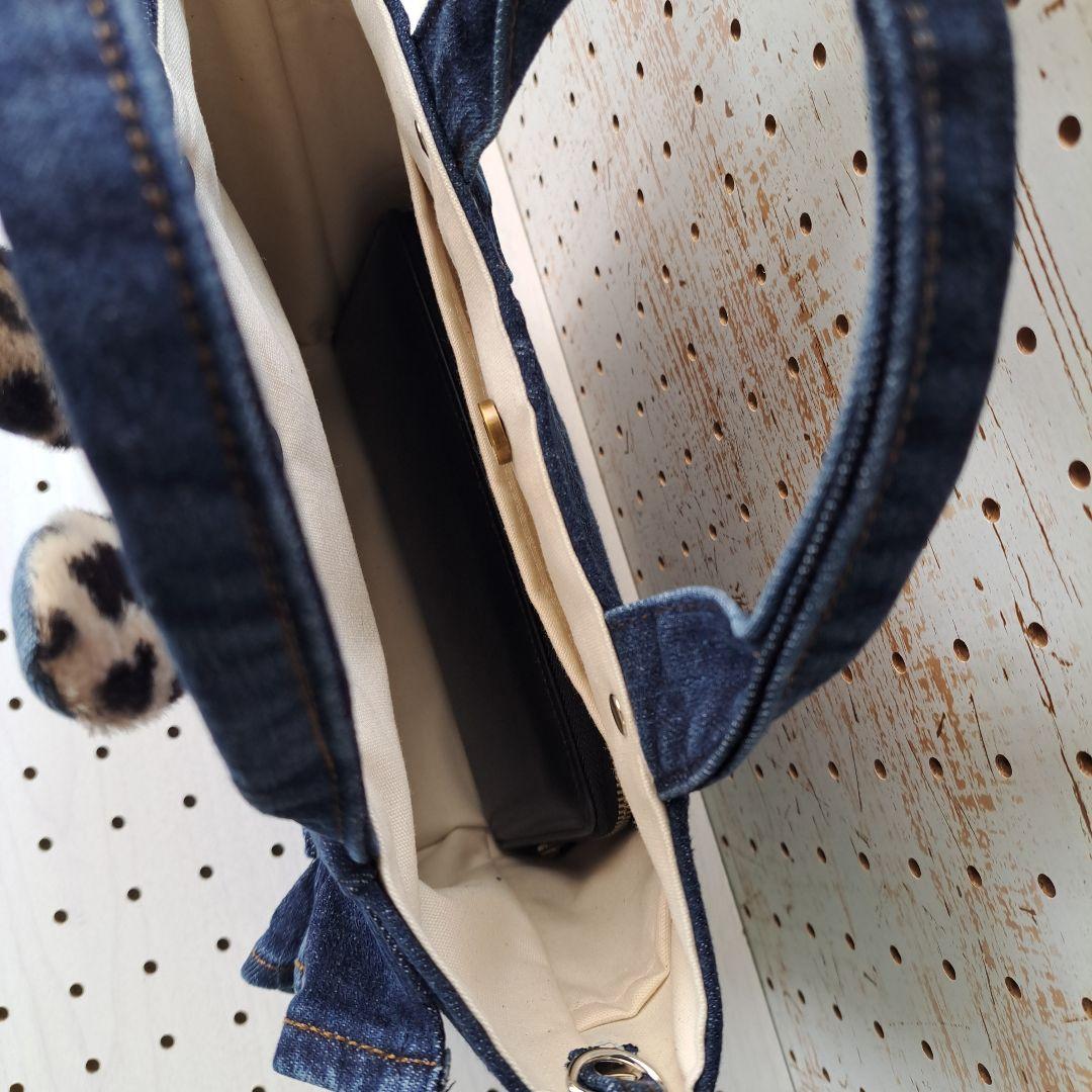 m*i様 コヤンイサムチョン　リトルサンダー　デニムリメイクトートバッグ