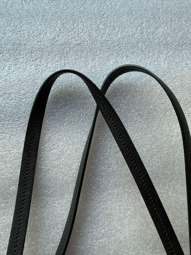 PRADA　プラダ　ナイロントートバッグ　ベルベット柄　ブラック