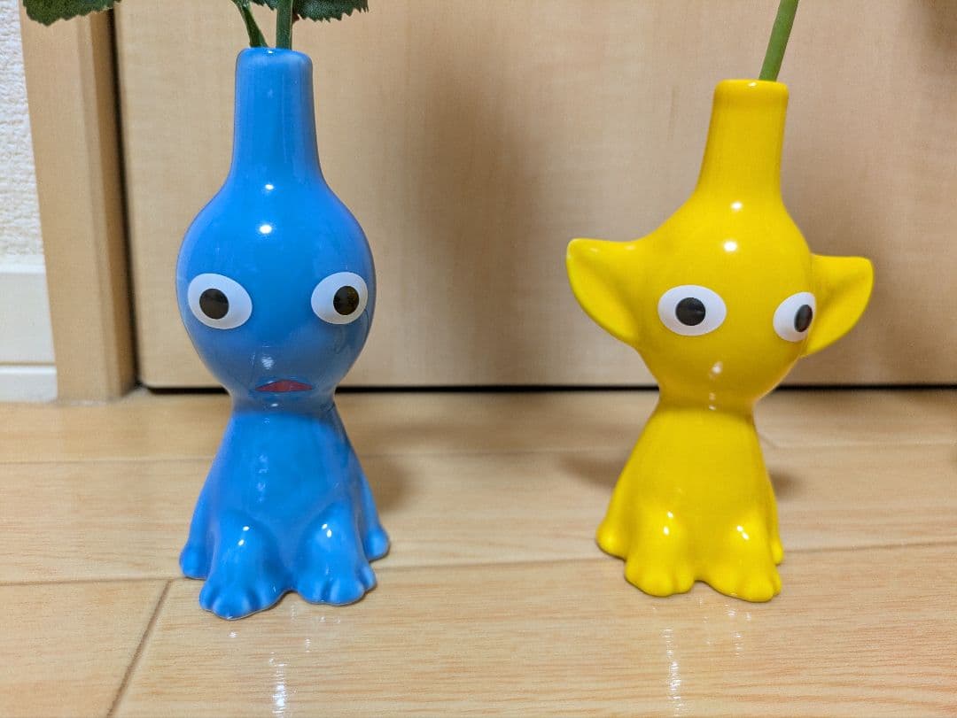 ピクミン花瓶　3色セット