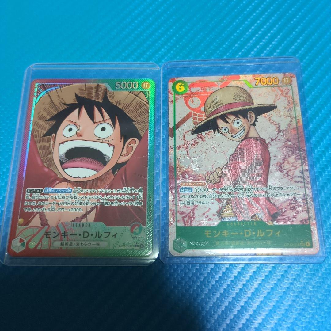 ONEPIECEカード　ルフィ　エース　サボ　リーダー　sec パラレル　6枚