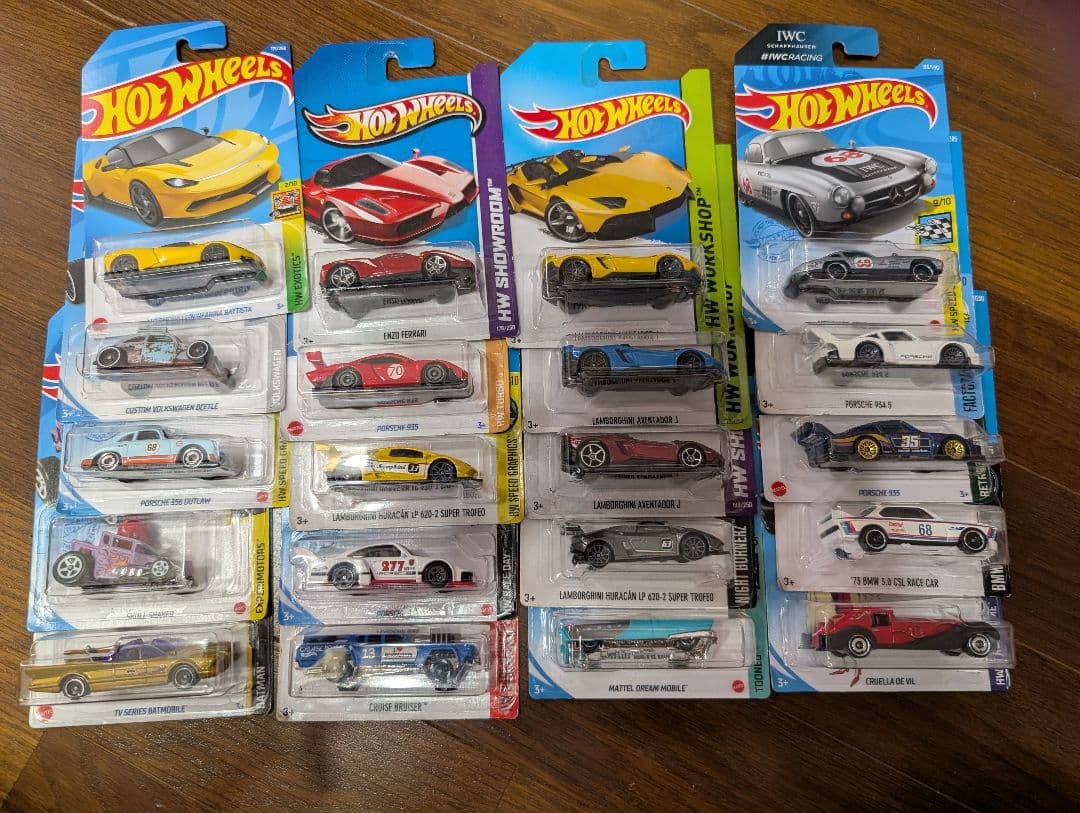 ホットウィール 20台