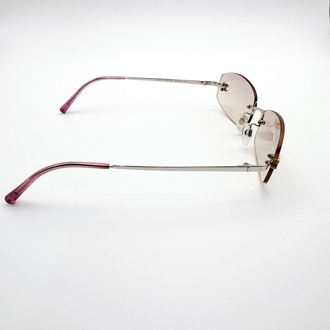 希少✨ CHANEL シャネル リムレス サングラス グラデーション ピンク