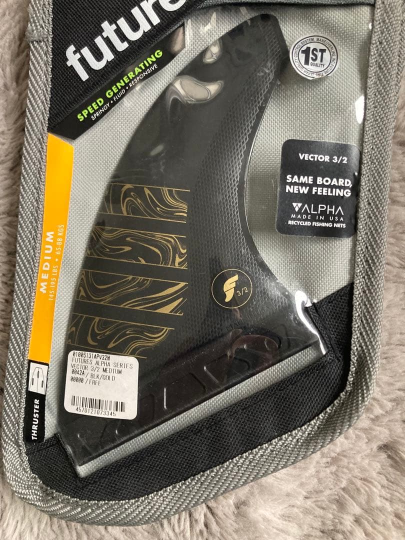 フューチャーフィン　VECTOR 3/2 サーフボードフィン 5枚セット
