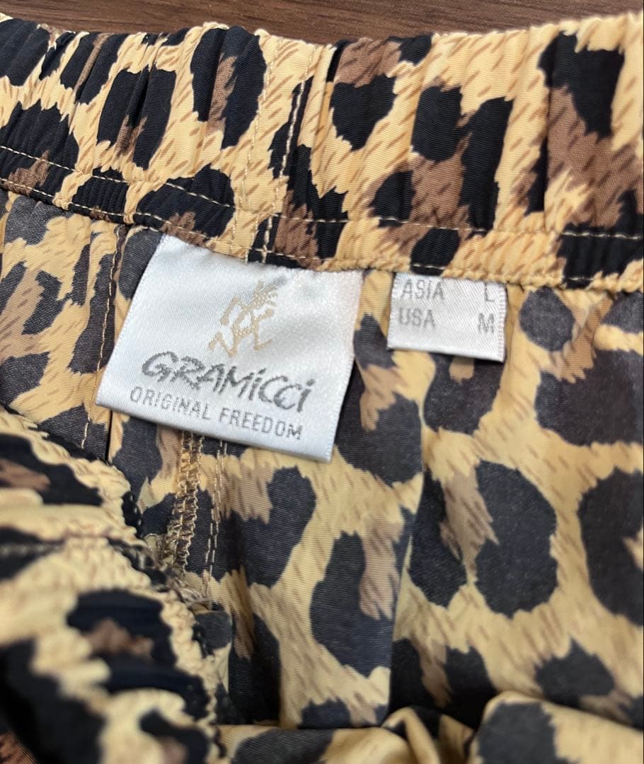 【別注】グラミチ　レオパード　ショートパンツ　Ｌ