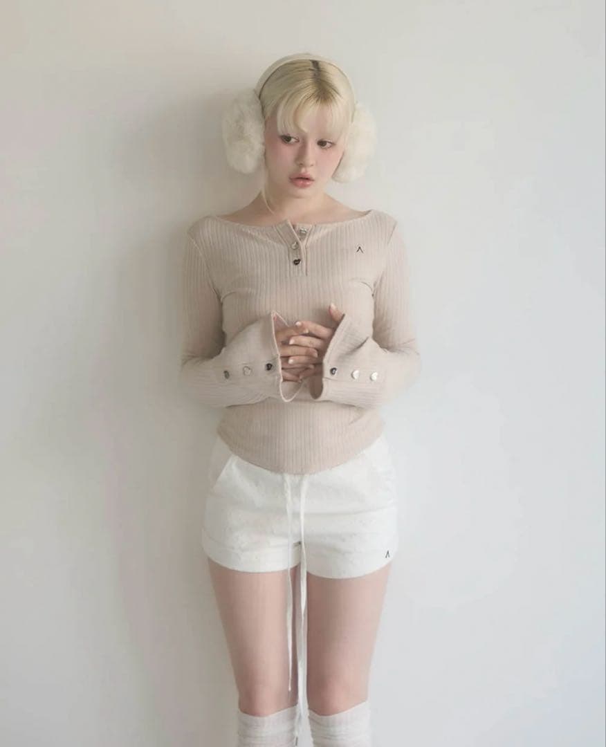 トップス andmary Dorothy heart tops