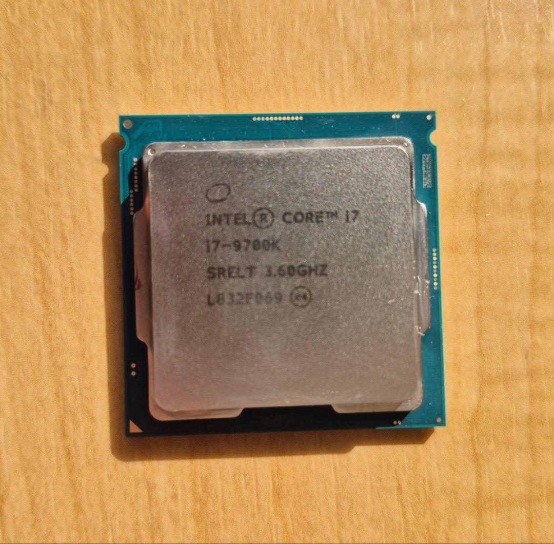 【動作確認済み】Intel Core i7-9700K