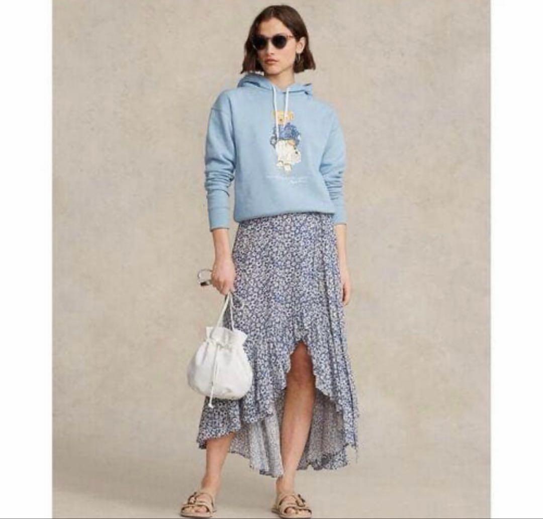 POLO Ralph Lauren ポロラルフローレン 水色パーカー　XS