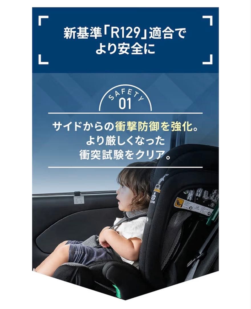 ジュニアシート　チャイルドシート ポップピットF-R129 ネビオ Nebio