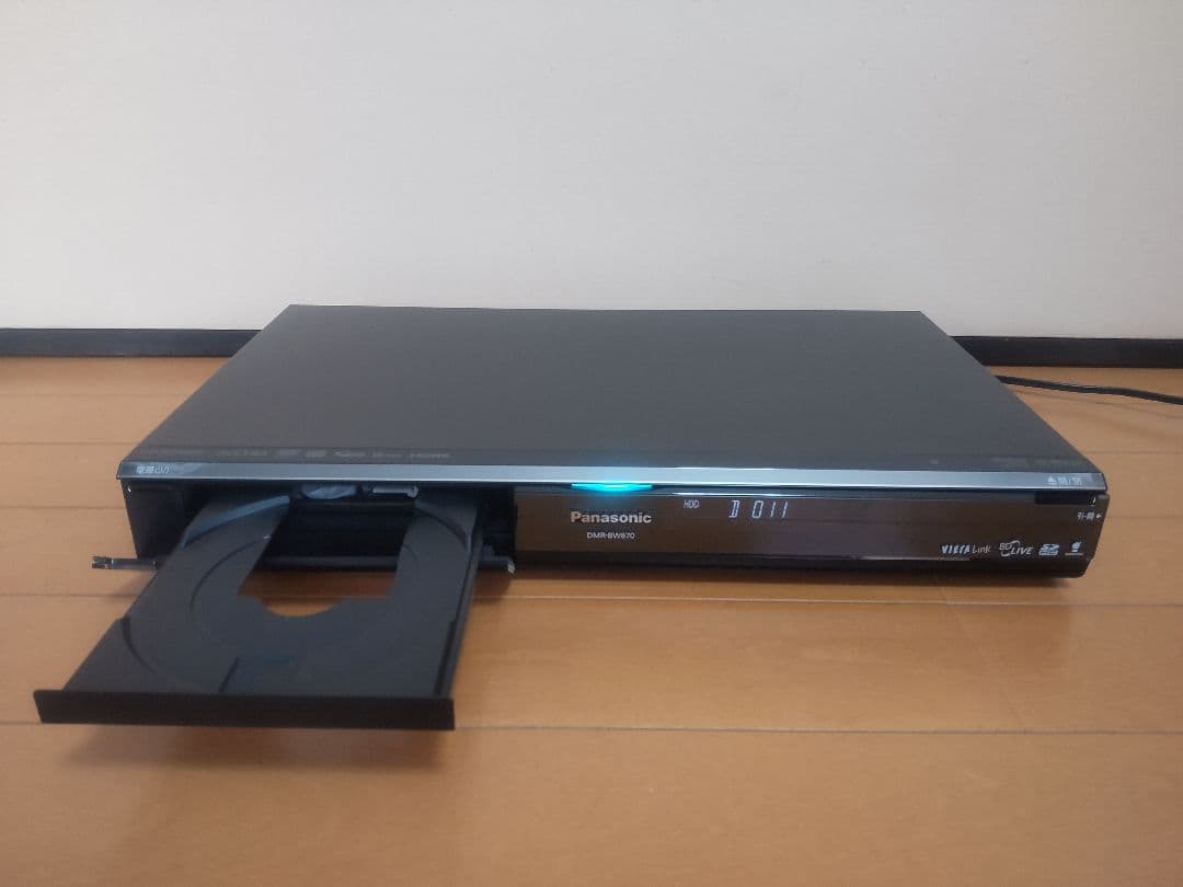 パナソニック　DIGA DMR―BW870 1TB　プチメンテ済み