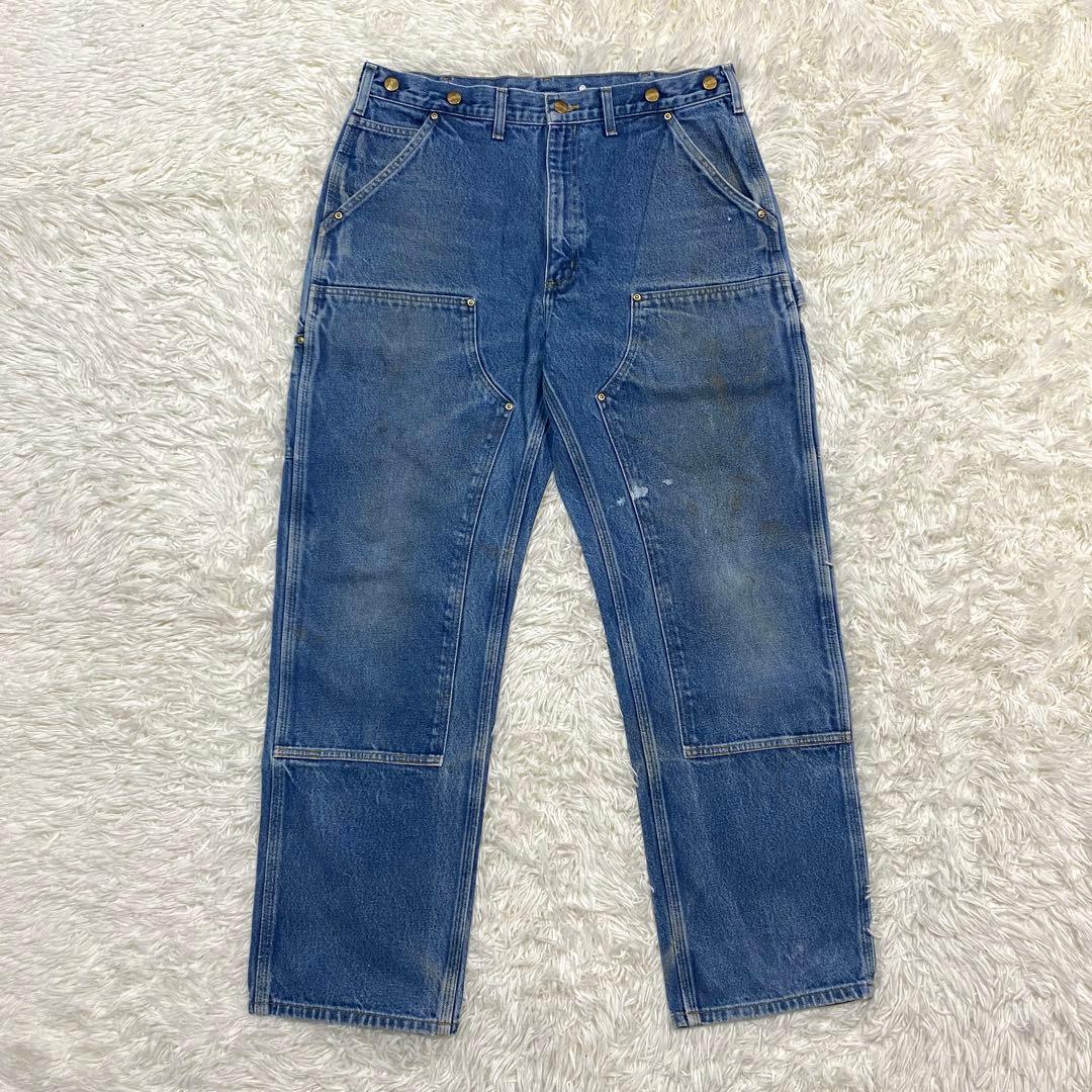 carhartt カーハート　ダブルニー　デニム　サスペンダー　B07 DNM
