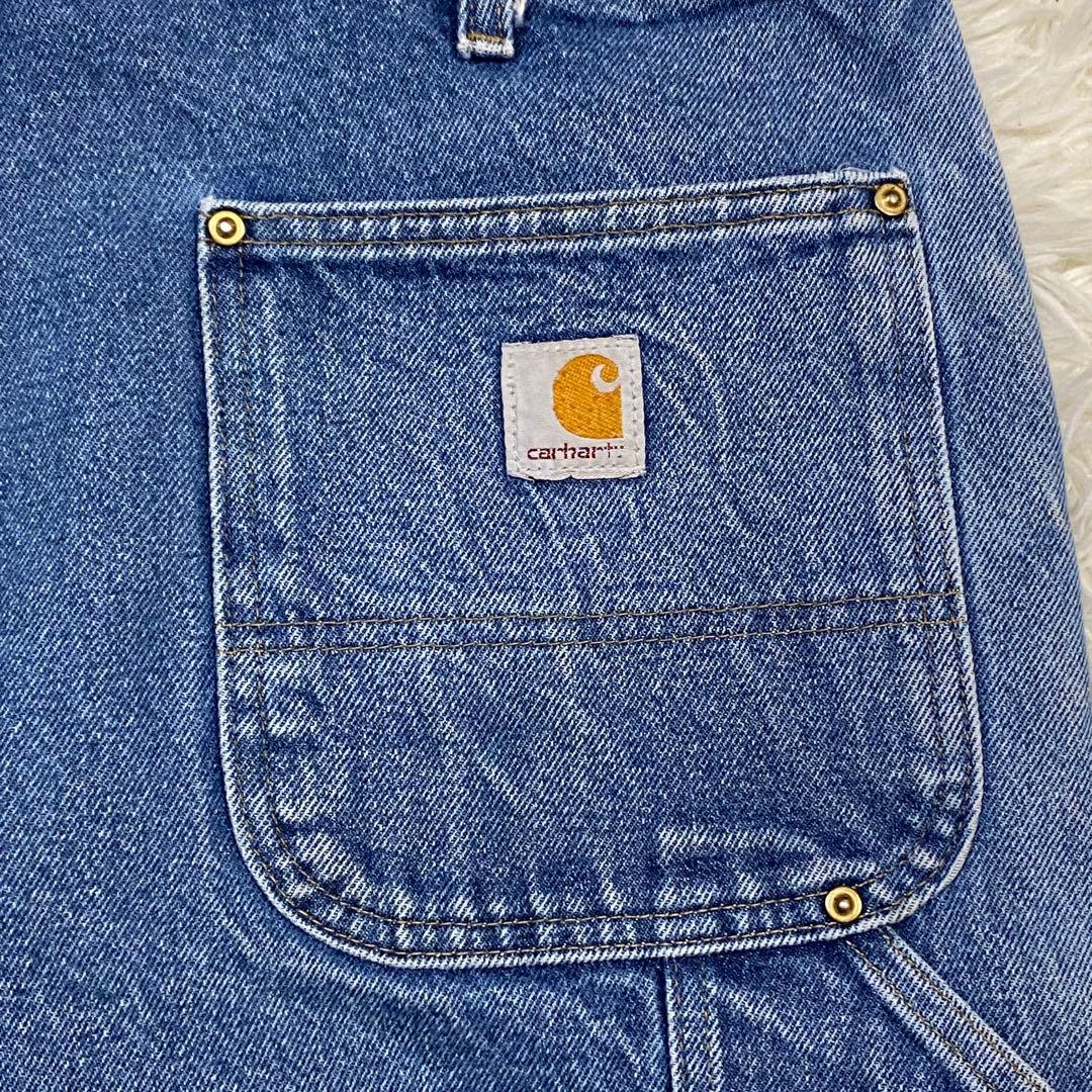 carhartt カーハート　ダブルニー　デニム　サスペンダー　B07 DNM