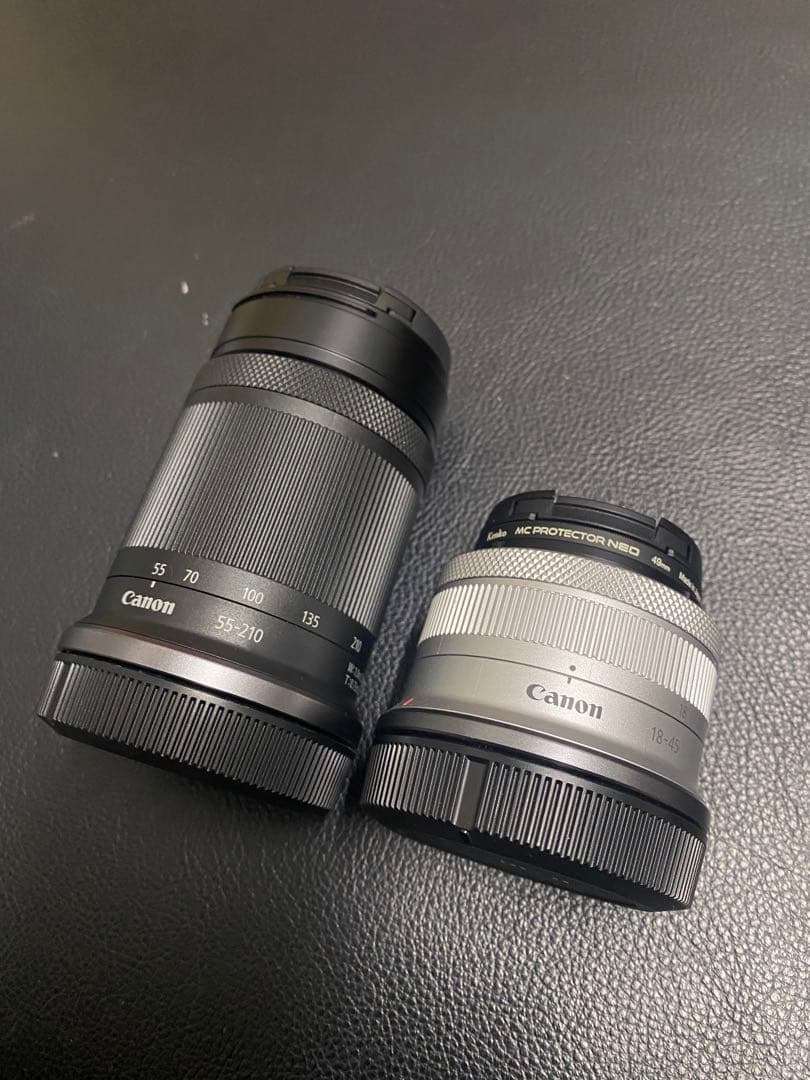 canon RF 18-45 55-210 ズームレンズセット　美品 キャノン