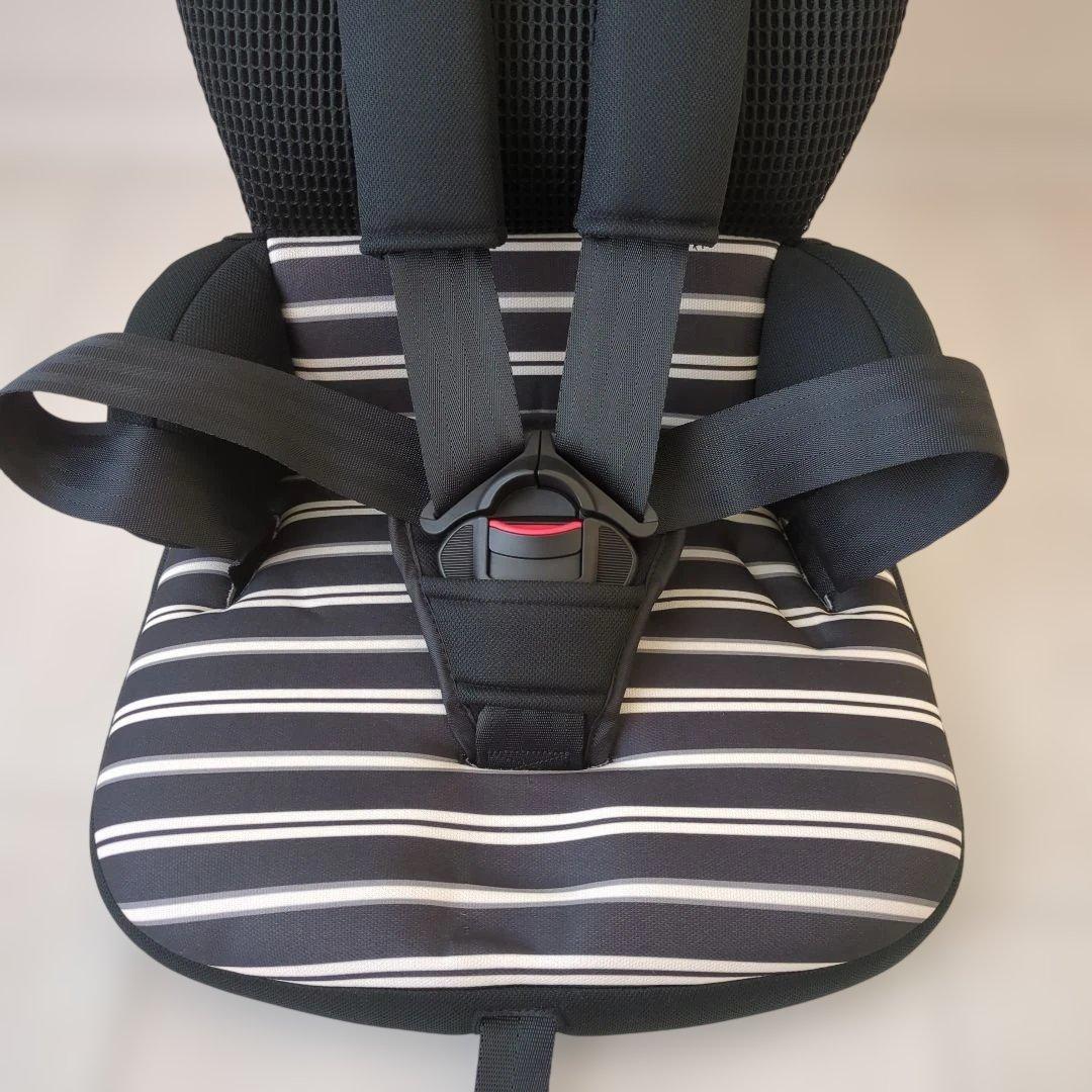 【未使用】日本育児 チャイルドシート トラベルベスト ECプラスブラックボーダー