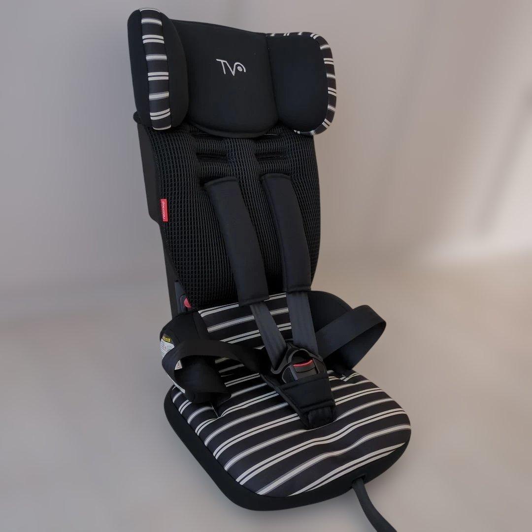 【未使用】日本育児 チャイルドシート トラベルベスト ECプラスブラックボーダー