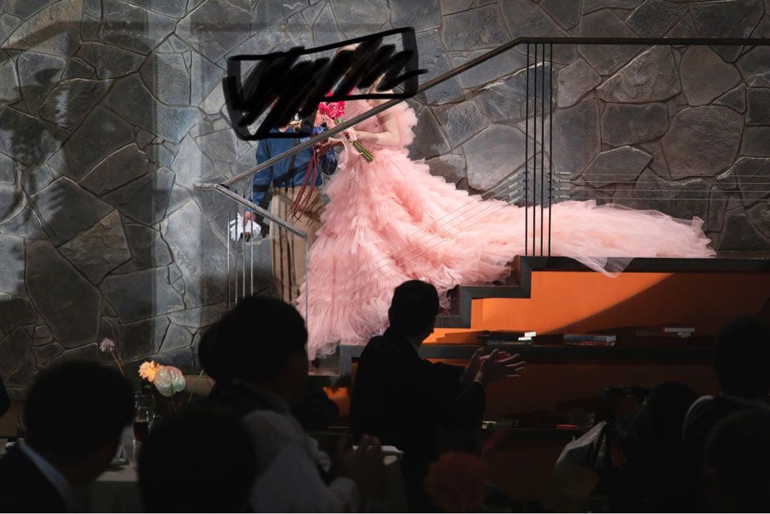 ピンクカラードレス カラードレス 結婚式ドレス