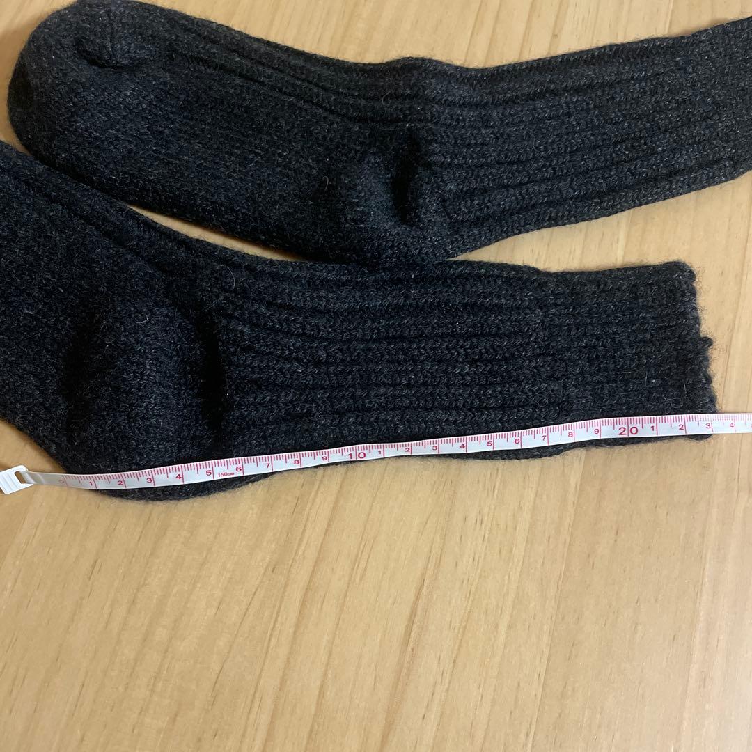 [新品]THE ELDER STATESMAN カシミアソックス 靴下 グレー