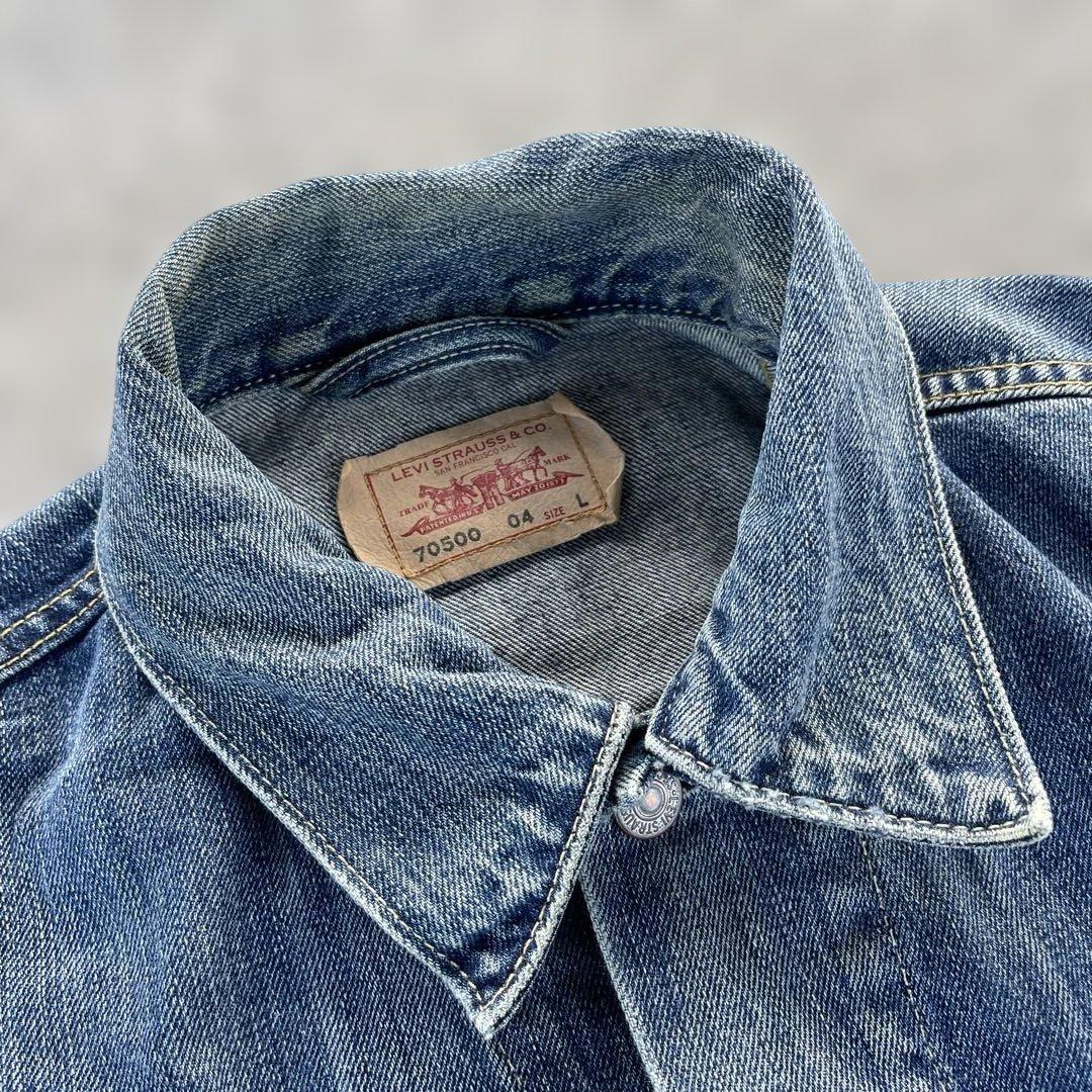 リーバイス70500 デニムジャケット　Lサイズ　ユーロ　トルコ製