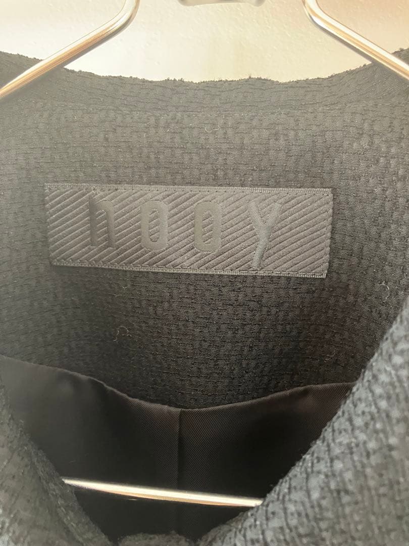 美品☆nooyブークレージャガードクラシックジャケット☆黒　フォーマル