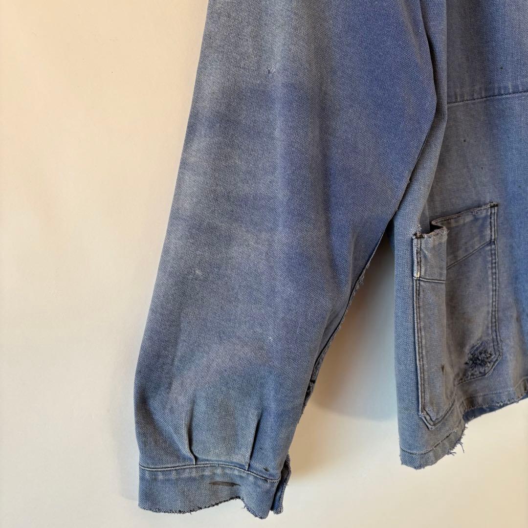 60s ヴィンテージ フレンチ Vポケ カバーオール ユーロ古着 ヨーロッパ