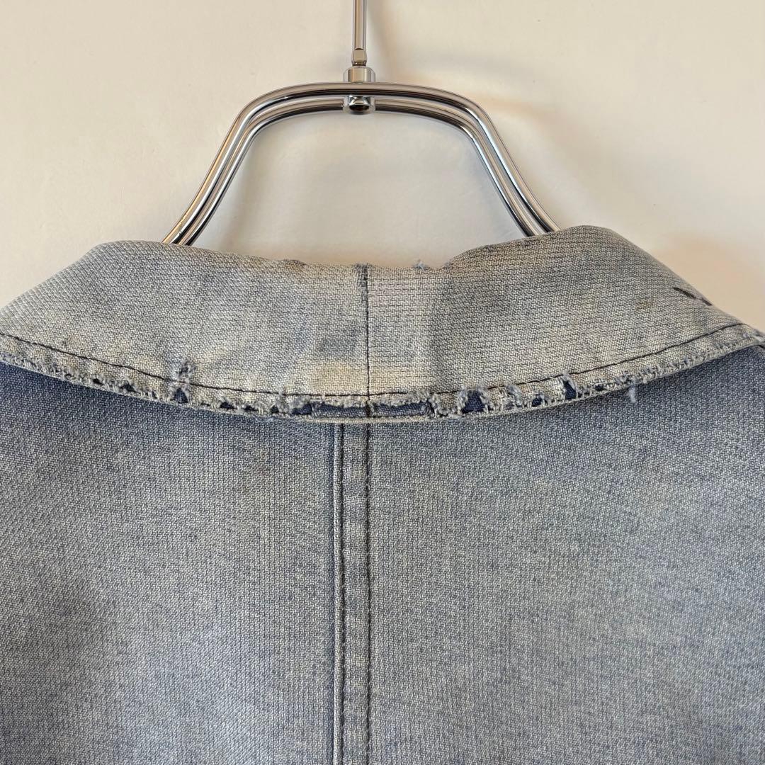 60s ヴィンテージ フレンチ Vポケ カバーオール ユーロ古着 ヨーロッパ