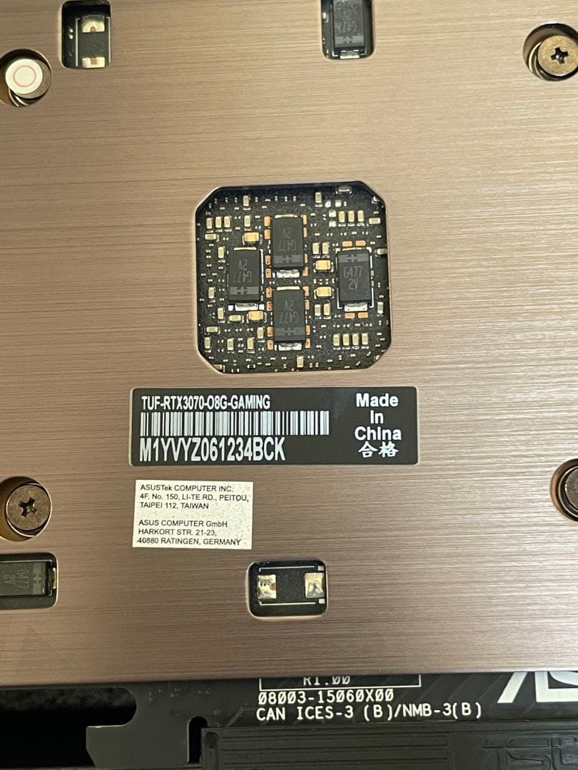 グラフィックボード・グラボ・ビデオカード ASUS TUF Gaming GeForce RTX 3070