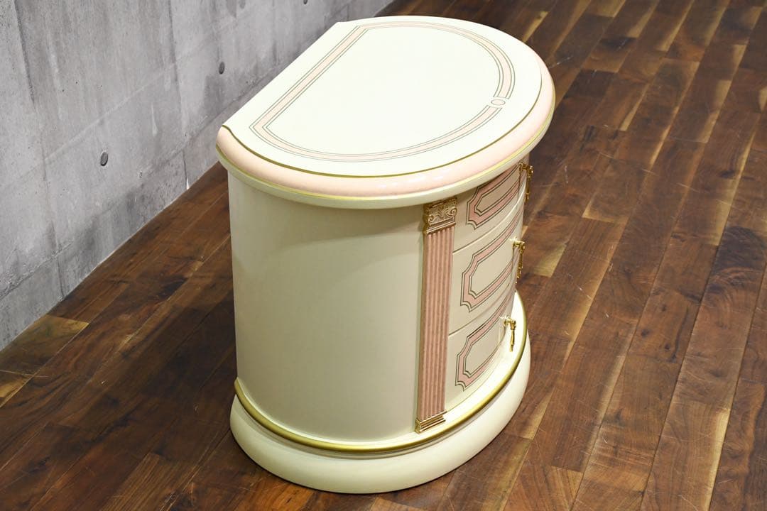 DGC70 イタリア製 サイドチェスト 3ドロワー ナイトチェスト