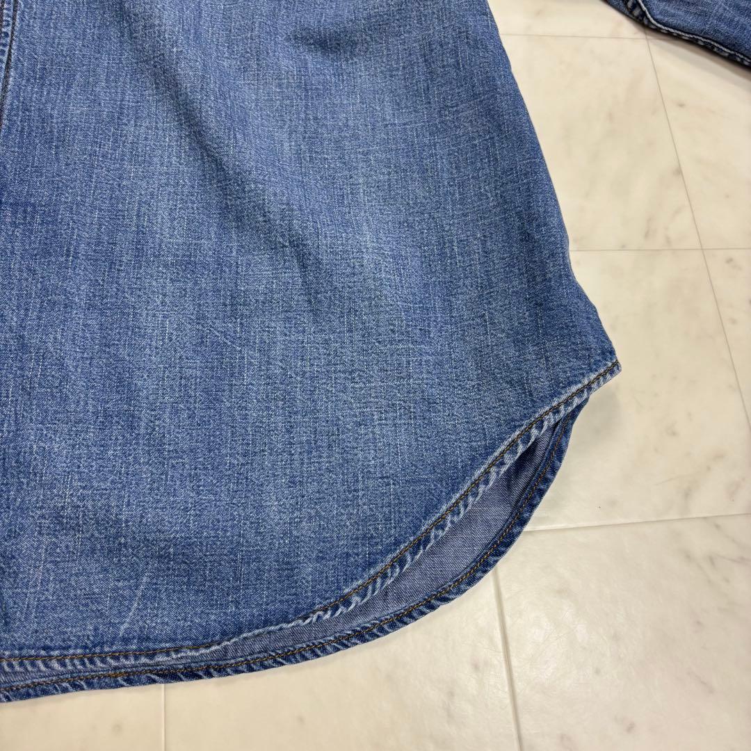 chia ◡̈♡です★美品★24AW ライトオンスデニムシャツ