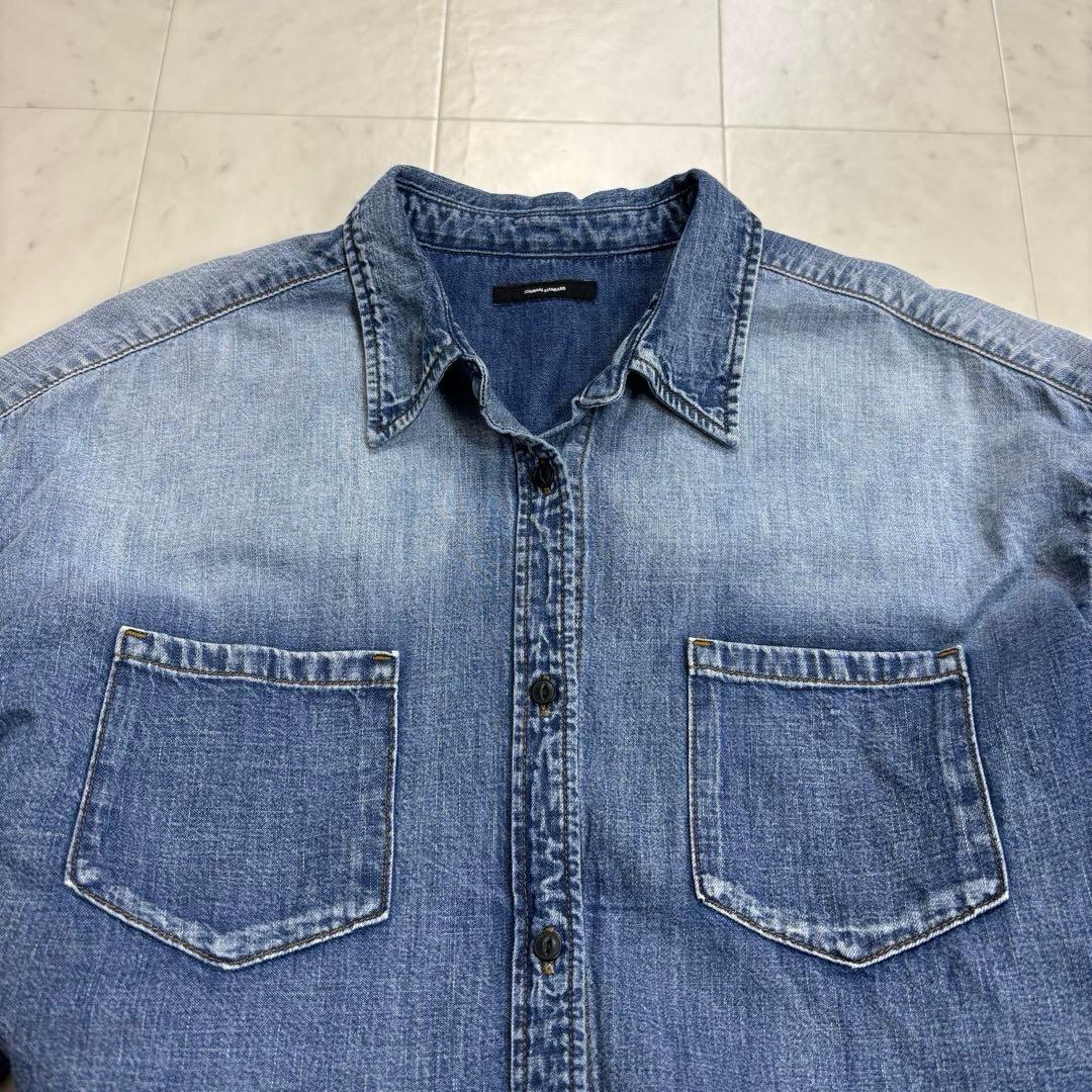 chia ◡̈♡です★美品★24AW ライトオンスデニムシャツ
