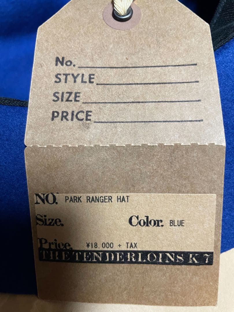 TENDERLOIN テンダーロインPARK RANGER HAT 帽子