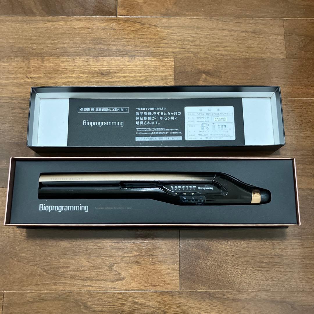 ［美品］ヘアビューロン ストレートヘアアイロン 4D Plus