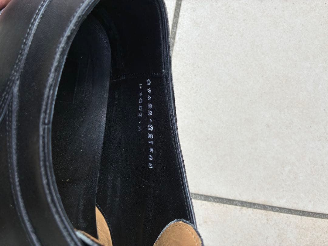 三陽山長 勘四郎 Uチップ　黒　サイズ8