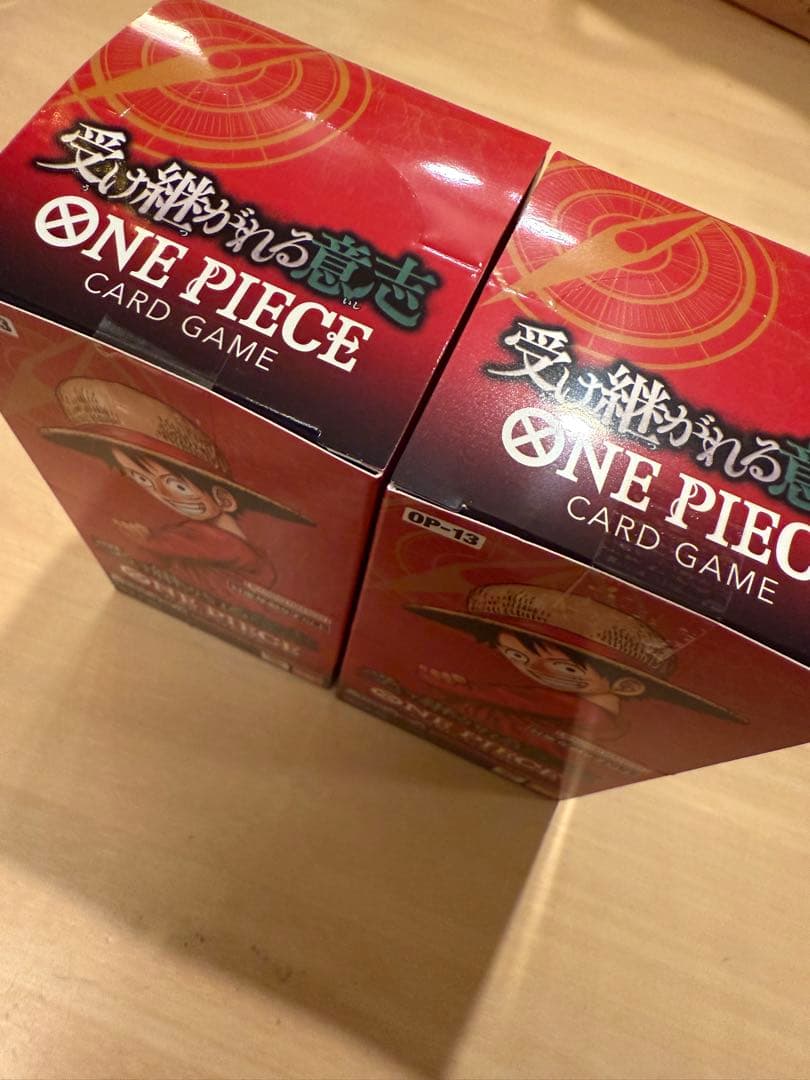 ONE PIECE カード　受け継がれる意志　テープ付き未開封　4BOX