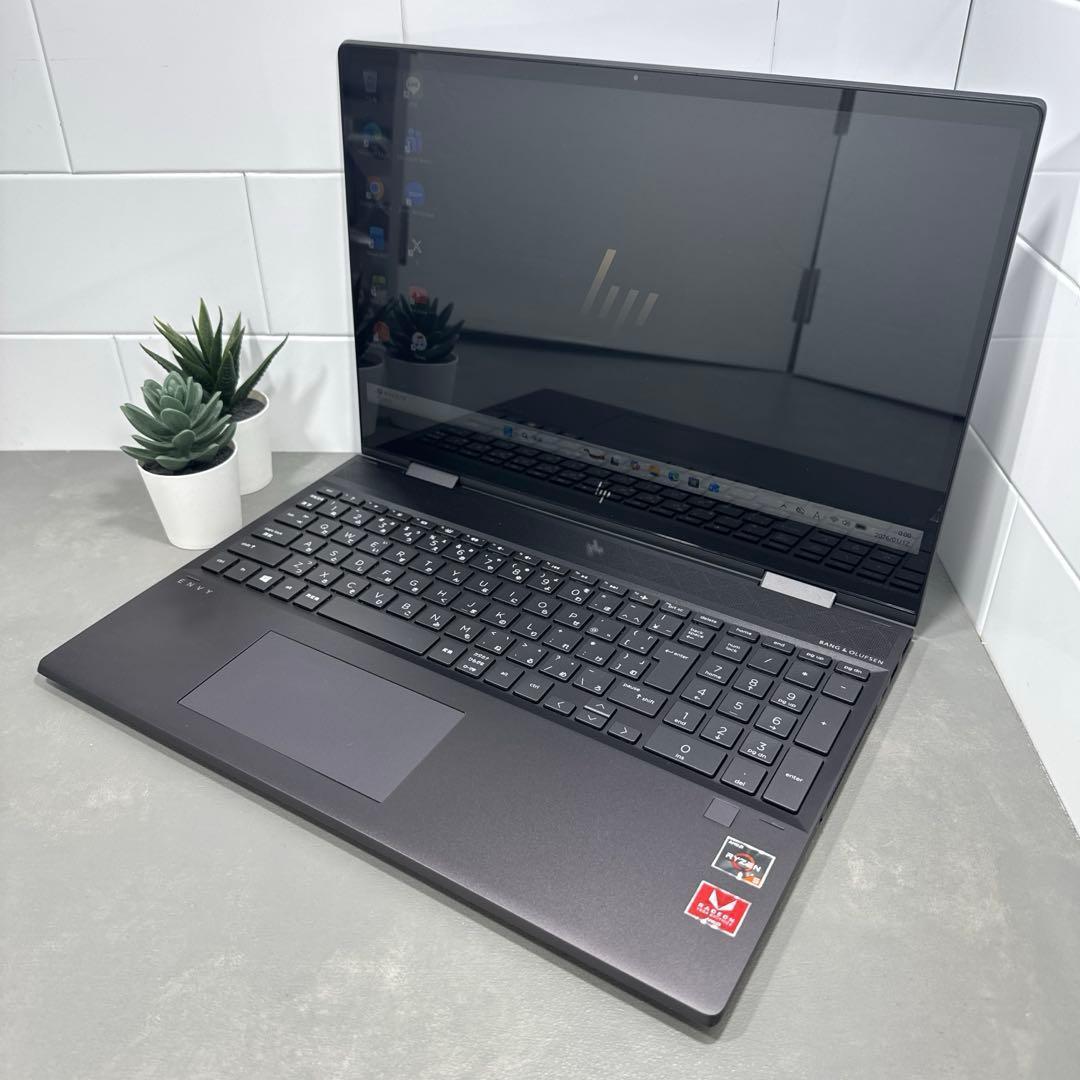 【超希少】HP/ENVYアッシュブラックx360☘Ryzen5NVMe512