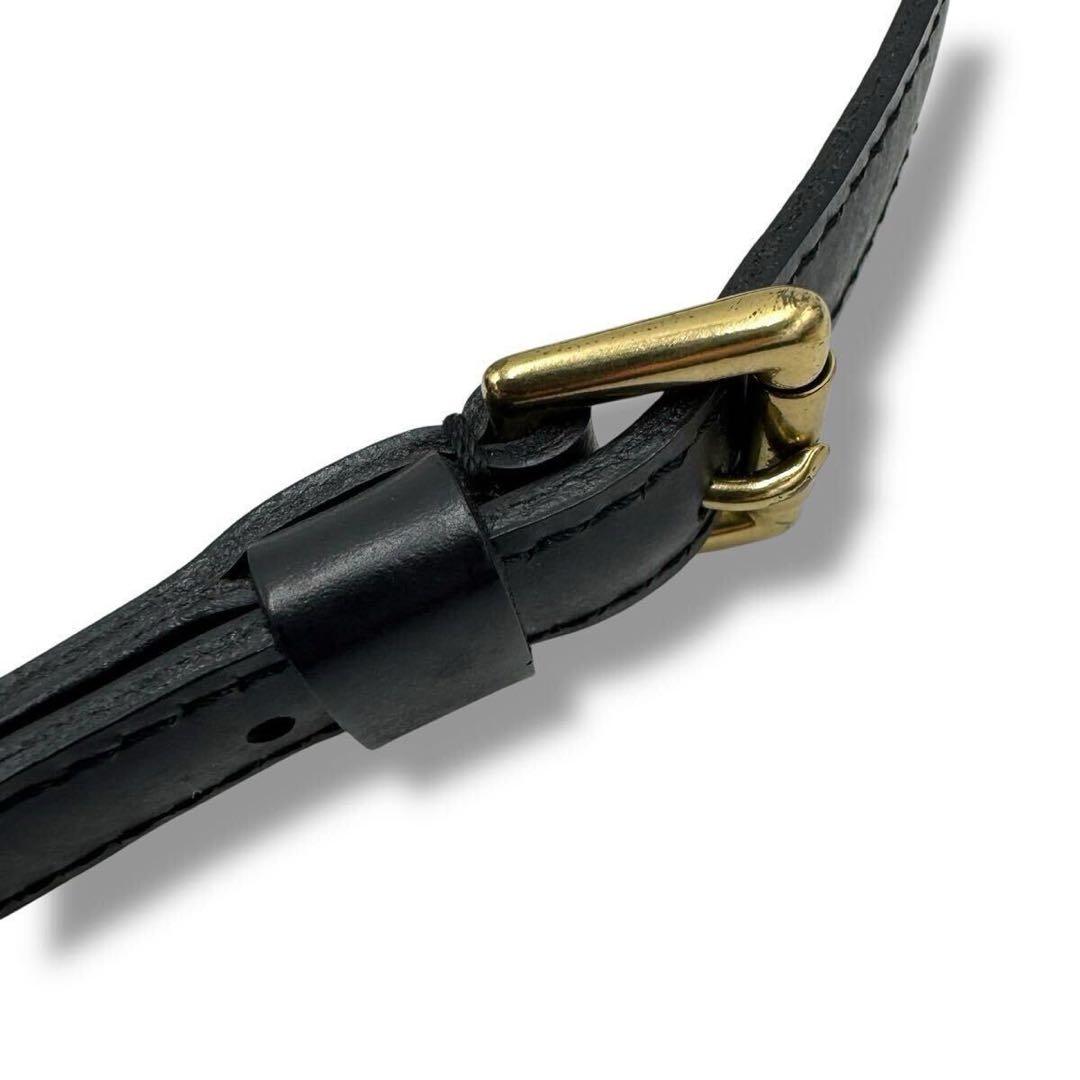 正規品 LOUIS VUITTON ショルダーストラップ タイガ エピ ブラック