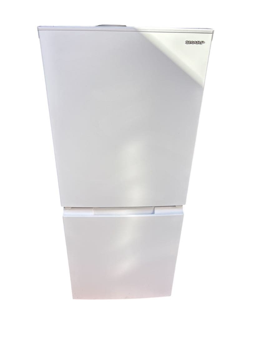 女性オーナー2023年製 SHARP SJ-D15J-W 2ドア冷蔵庫 ホワイト