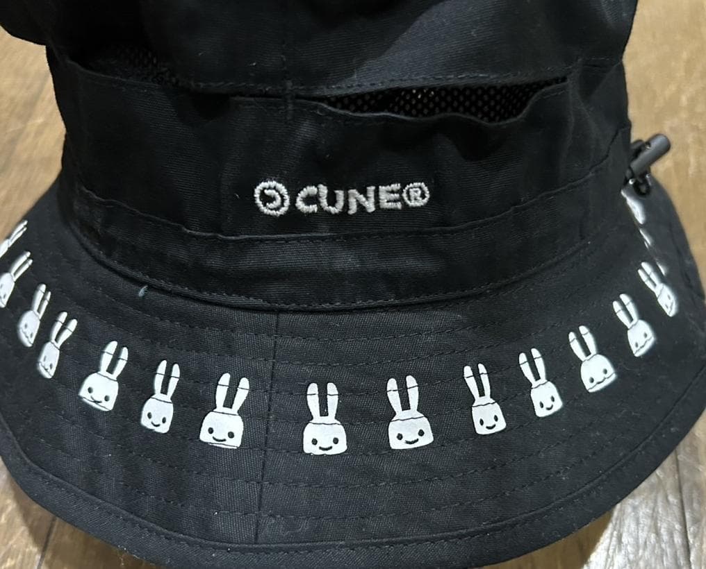 ＊キューン CUNE うさぎ いっぱい 通気メッシュ バケットハット