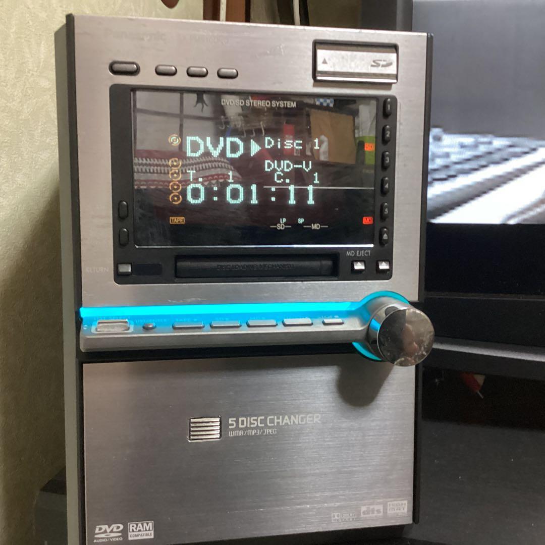 パナソニック システムコンポ　SA-PM910DVD　リモコン・アンテナ付