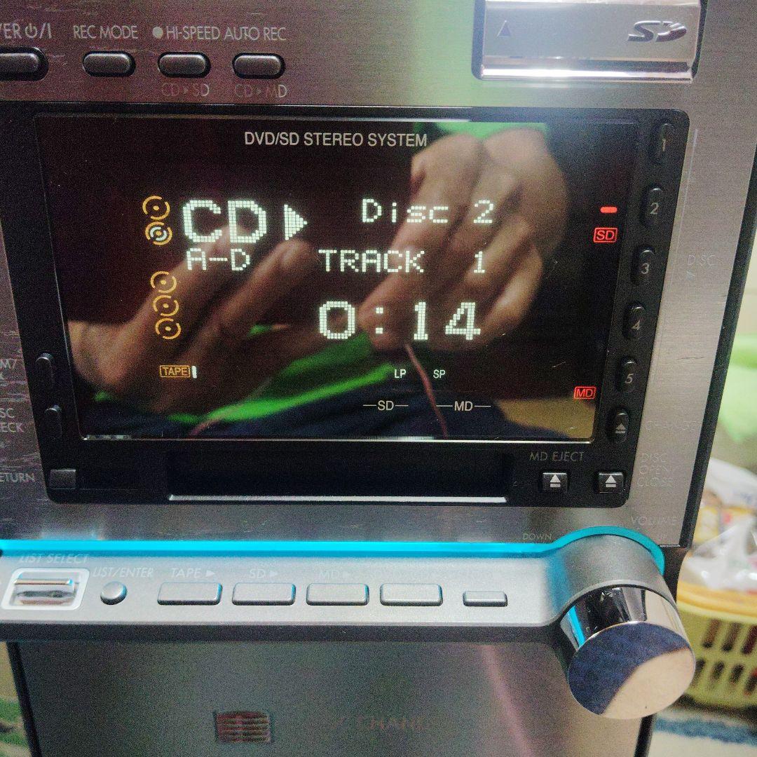 パナソニック システムコンポ　SA-PM910DVD　リモコン・アンテナ付