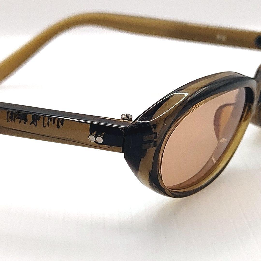 【手造】職人ブランド「小竹長兵衛作」セルロイド製メガネブラウン